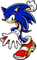 Sonic in der Sonic Advanture 2 Battle Pose.